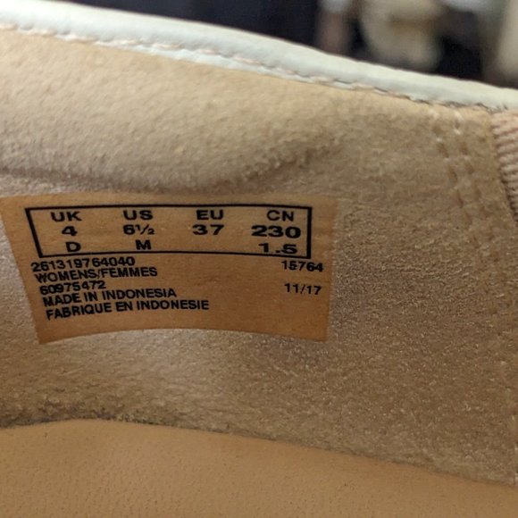 Clarks Teadale Rhea WhitePlatform Oxford size 6.5 - like NEW Made in Indonesia - Picture 15 of 16